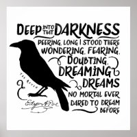 Raven (Deep Into That Darkness) by Edgar Allan Poe