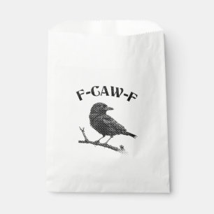 Raven F-CAW-F Halloween Minimalist Favour Bag