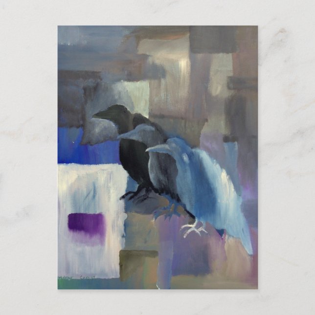 Raven Family Postcard (Front)