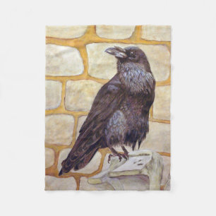 Raven Fleece Blanket
