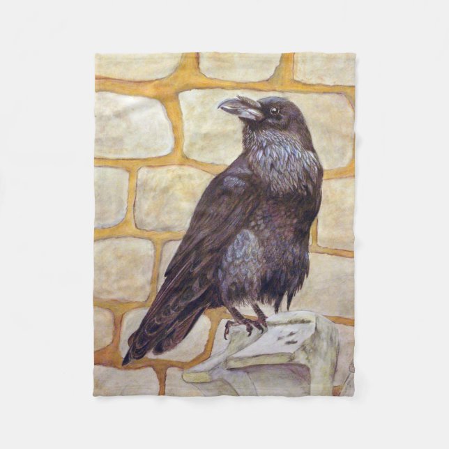 Raven Fleece Blanket (Front)
