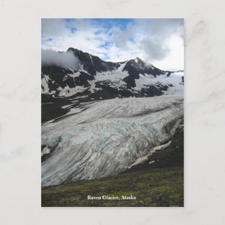 Raven Glacier, Alaska Postcard
