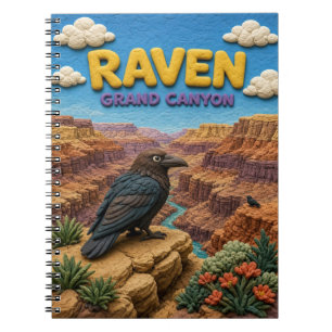 Raven Grand Canyon Modern KlayKoo Notebook