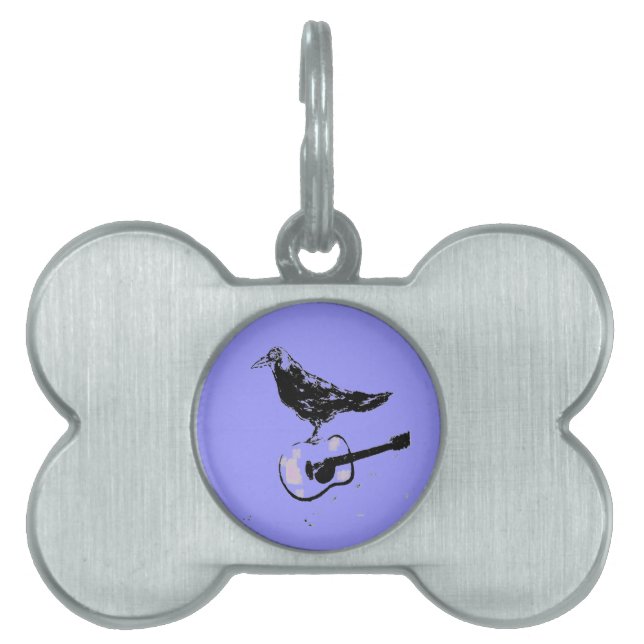 raven guitar song pet tag (Front)