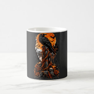 Raven & Haunted Graveyard Coffee Mug