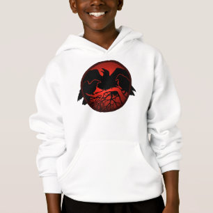 Raven Hoodie Kid's Raven / Crow Art Sweatshirts