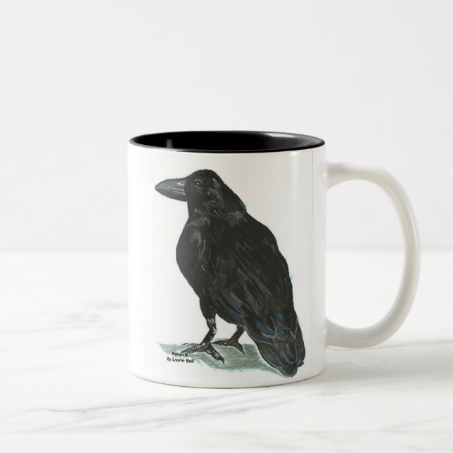 Raven II Two-Tone Coffee Mug (Right)
