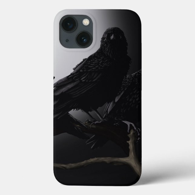 Raven in a Tree Iphone 7/8 Tough Case (Back)