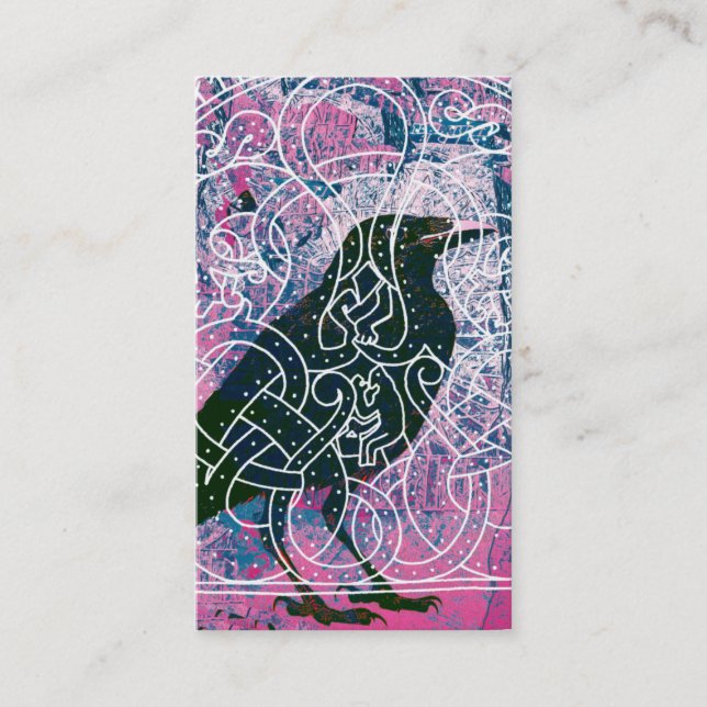 Raven in the Runestone Business Card (Front)