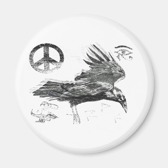 raven journey magnet (Front)