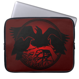 Raven Laptop Sleeve Spirit Animal Tablet Cases