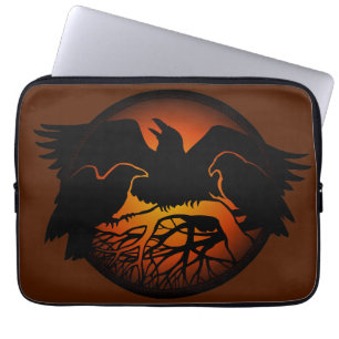 Raven Laptop Sleeve Spirit Animal Tablet Cases