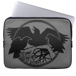 Raven Laptop Sleeve Spirit Animal Tablet Cases