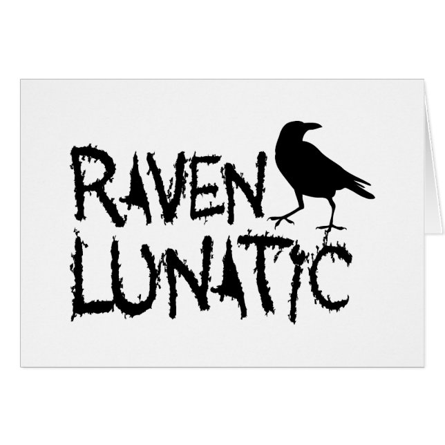 Raven Lunatic Black Crow (Front Horizontal)