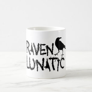 Raven Lunatic Black Crow Coffee Mug