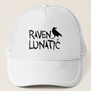Raven Lunatic Black Crow Trucker Hat