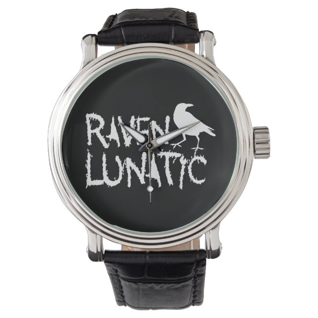 Raven Lunatic Black Crow Watch (Front)