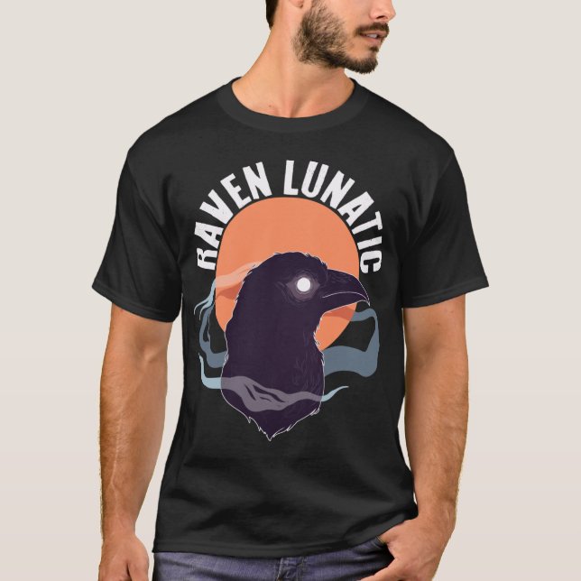 Raven Lunatic Oversized T-Shirt (Front)