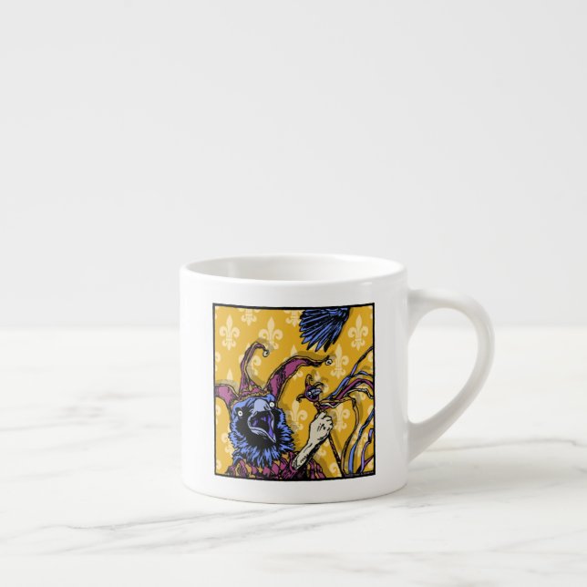 Raven Mad - Pop Goth Nightmare Surreal 6 oz Espresso Cup (Right)