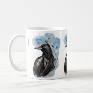 Raven Magic Harmony Totem Harmony Watercolor Mysti Coffee Mug