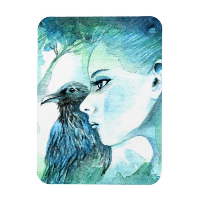 Raven Magnet (Vertical)
