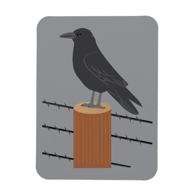 Raven Magnet (Vertical)