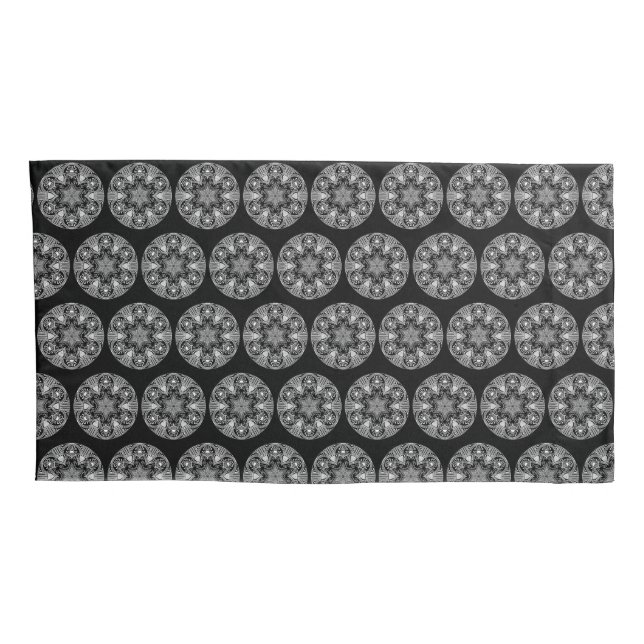 Raven Mandala Pillowcase (Back-Right)