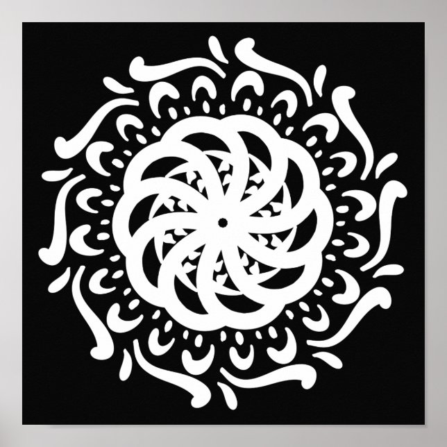 Raven Mandala Poster (Front)