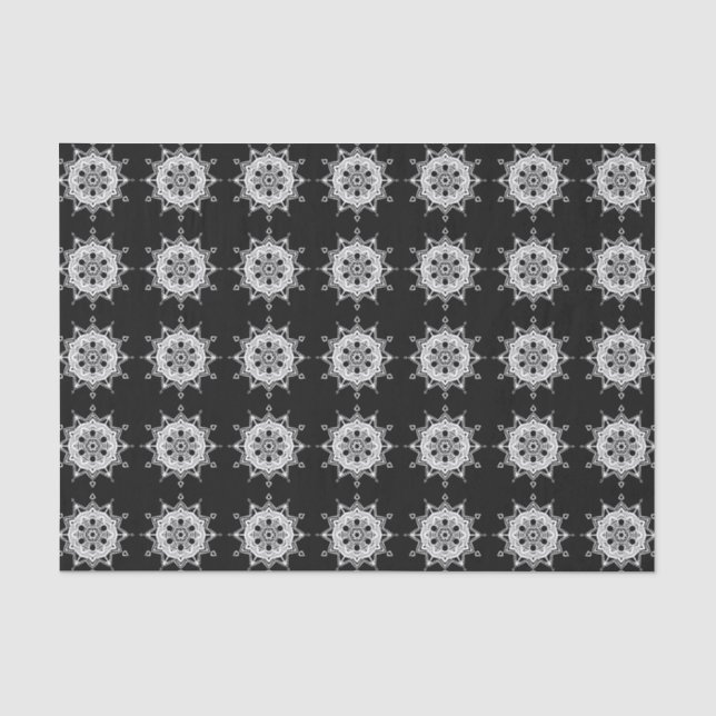 Raven Mandala Tissue Paper (Front)