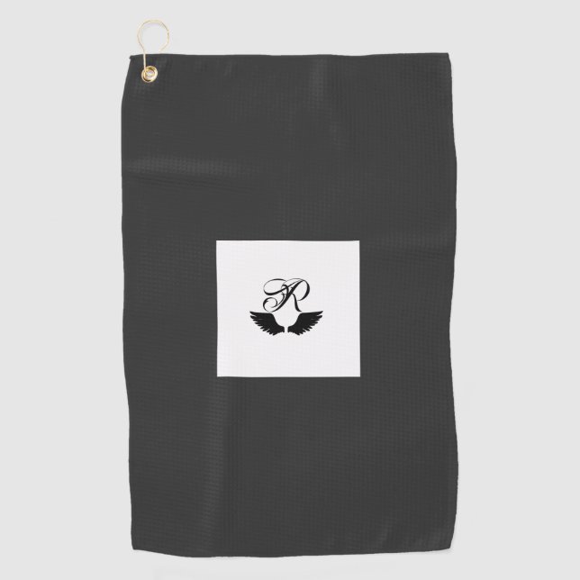Raven Monogram - CYO - Promotional Golf Towel (Front)