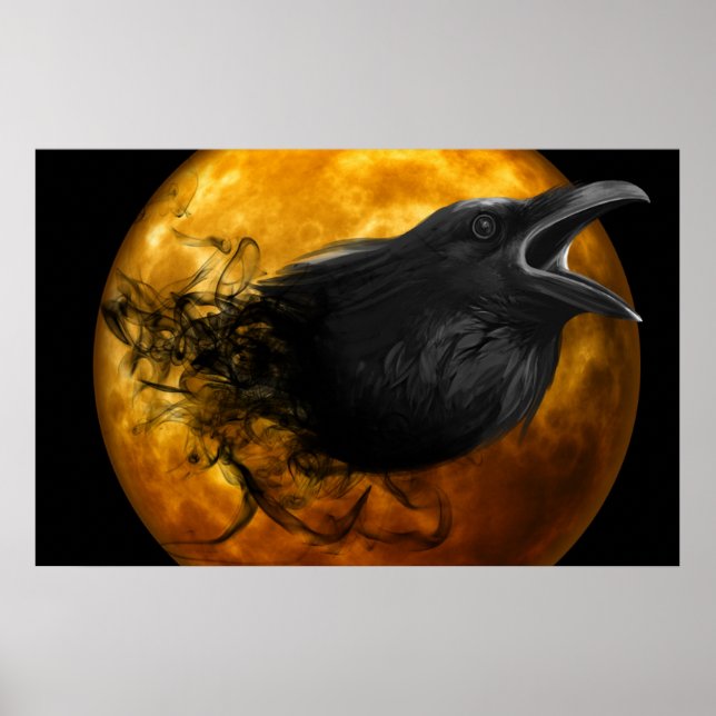 Raven moon fantasy poster (Front)