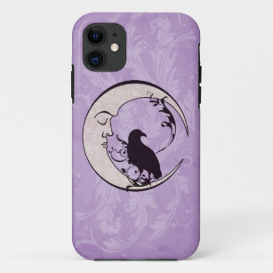 Raven Moon iPhone Case