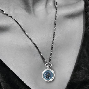 Raven Moon Phases Stars Blue Watch