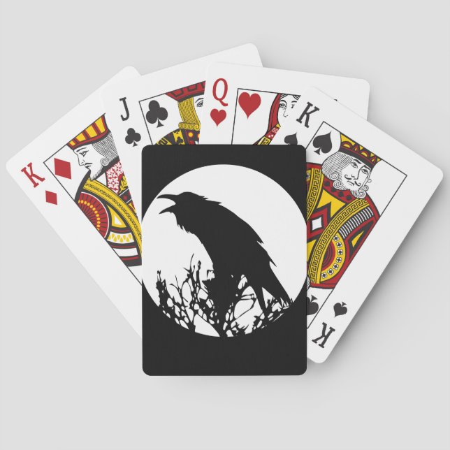 Raven Moon Playing Cards (Back)