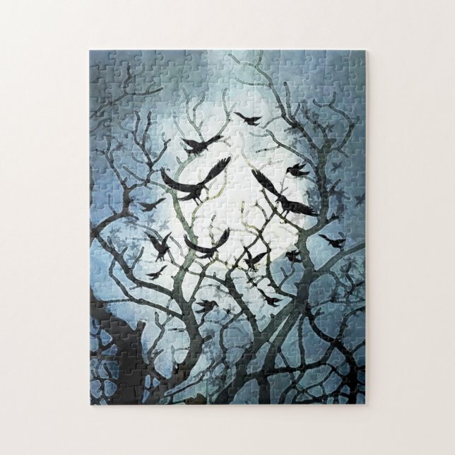 Raven Moon Puzzle (Vertical)