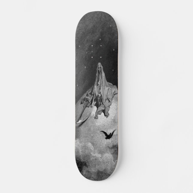 raven moon skateboard (Front)