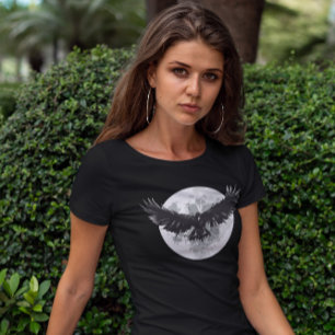 Raven Moon   T-Shirt