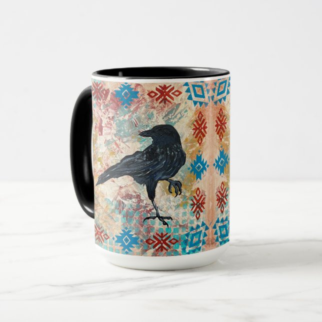 Raven Mug (Front Left)