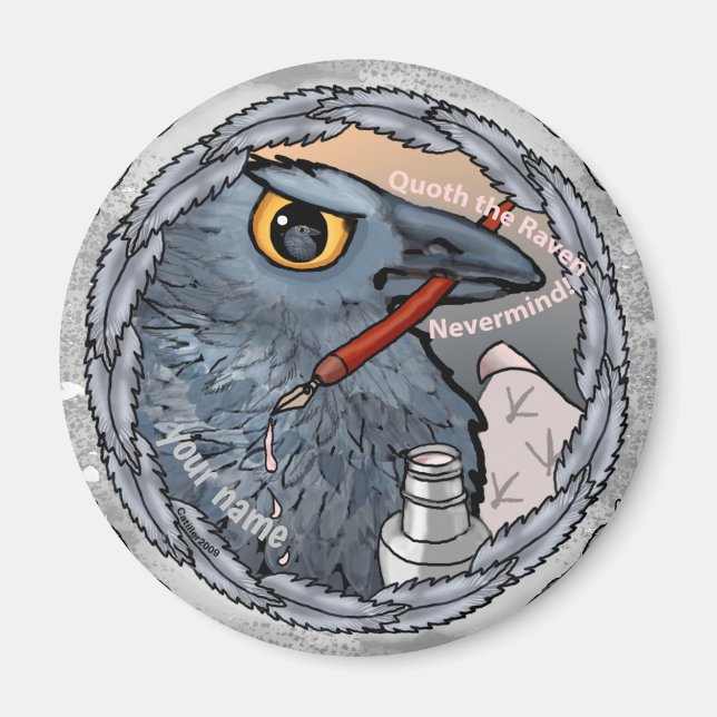 Raven Nevermind  Magnet (Front)