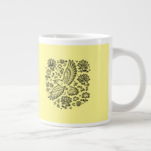 Raven of Transformation Large Coffee Mug