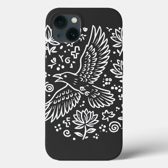 Raven of Transformation T-Shirt Case-Mate iPhone Case (Back)