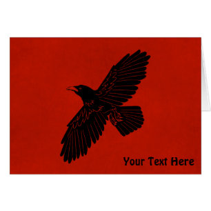 Raven On Red