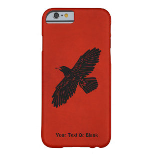 Raven On Red Barely There iPhone 6 Case