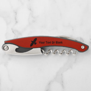 Raven On Red Corkscrew