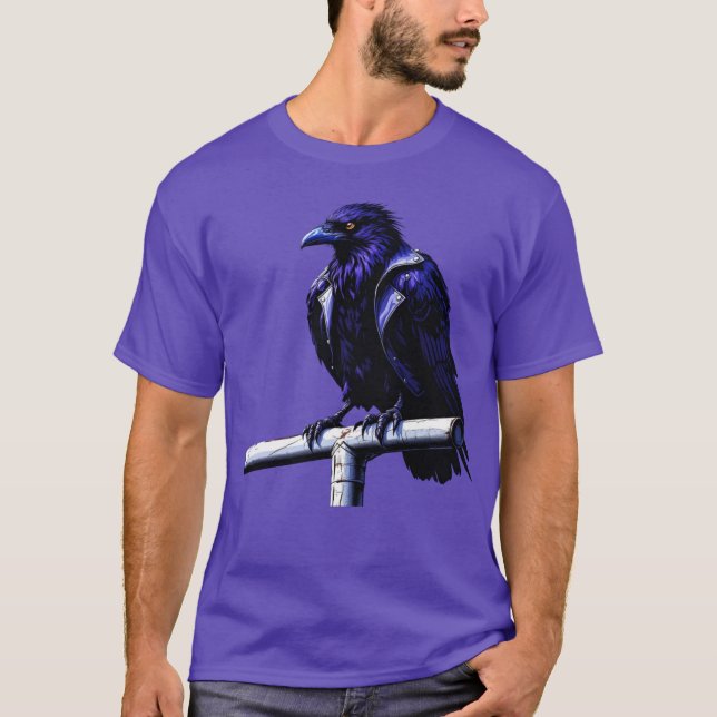 Raven on the Goal: Baltimore's Fiercest Look T-Shirt (Front)