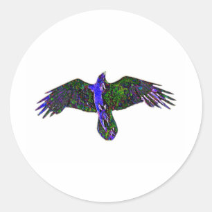 Raven Paint Classic Round Sticker