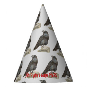 Raven Party Hat