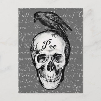 Raven Poe Postcard