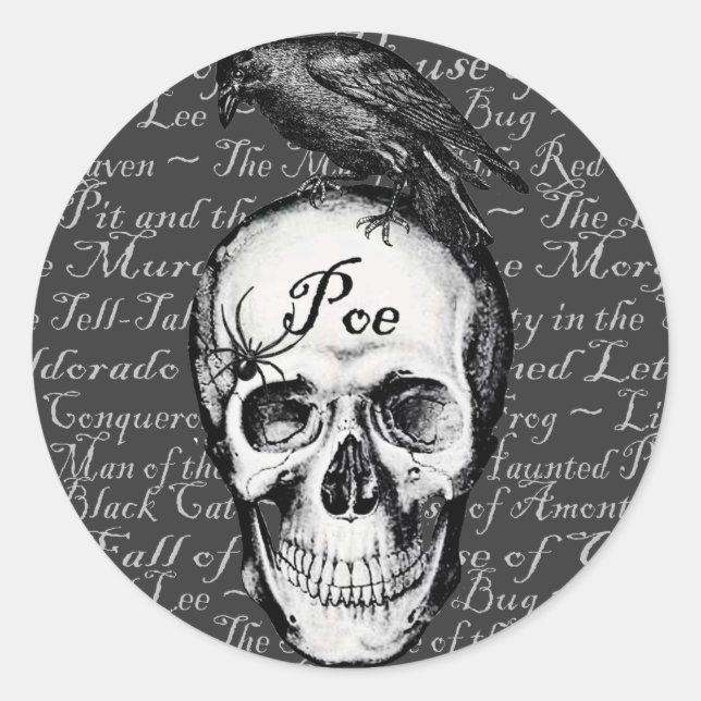 Raven Poe Sticker (Front)