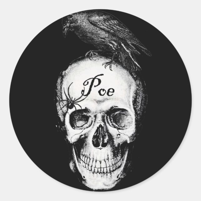 Raven Poe Sticker (Front)